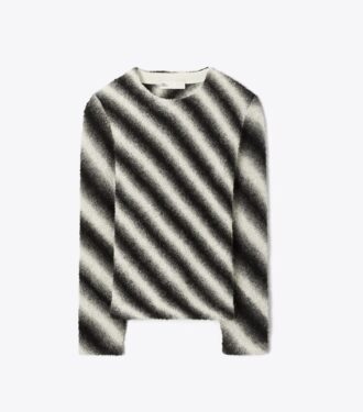 Gestreifter Wollpullover