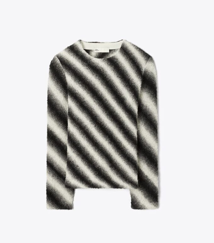 Gestreifter Wollpullover Gestreifter Wollpullover