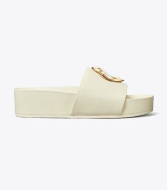 Gewebte Double T-Pantolette