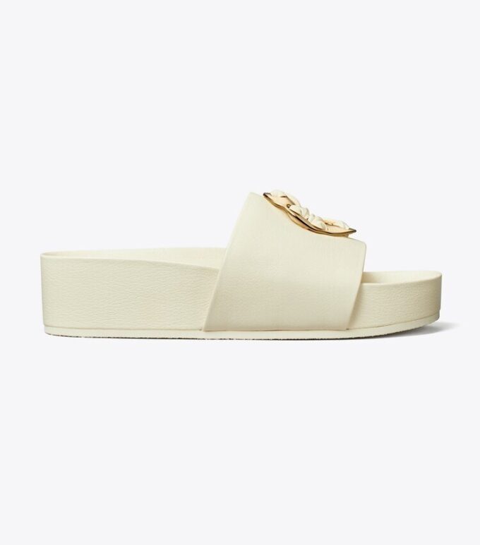 Gewebte Double T-Pantolette Gewebte Double T-Pantolette