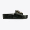 Gewebte Double T-Pantolette Gewebte Double T-Pantolette