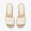 Gewebte Espadrille-Pantolette mit Double T Gewebte Espadrille-Pantolette mit Double T