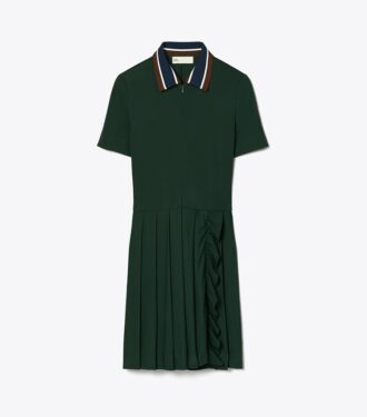 Golfkleid mit Plissee und Reißverschluss vorne Golfkleid mit Plissee und Reißverschluss vorne