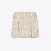 Golfrock aus Twill mit Faltenfront