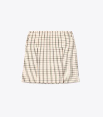 Golfrock aus Twill mit Faltenfront Golfrock aus Twill mit Faltenfront