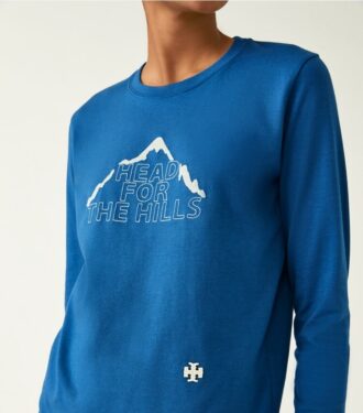 Grafisches Langarm-T-Shirt Grafisches Langarm-T-Shirt