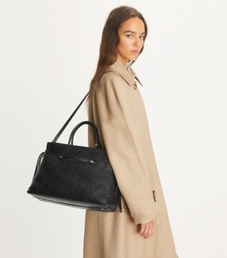Große Mercer-Umhängetasche im Used-Look