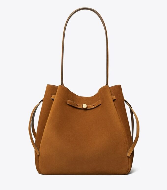 Große Romy-Beuteltasche aus Wildleder Große Romy-Beuteltasche aus Wildleder
