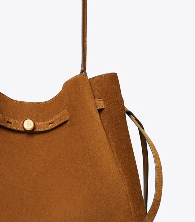 Große Romy-Beuteltasche aus Wildleder Große Romy-Beuteltasche aus Wildleder