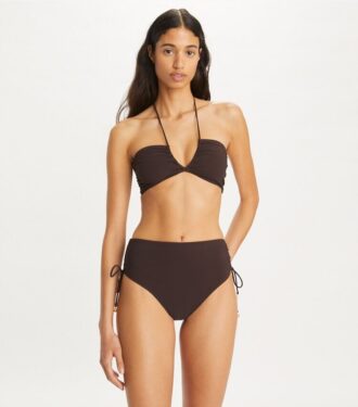 Halter-Bandeau-Bikini-Oberteil
