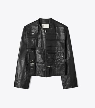 Handtasche Lederjacke