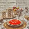 Happy Times Bouquet quadratische Tischdecke, 178 cm x 178 cm Happy Times Bouquet quadratische Tischdecke, 178 cm x 178 cm