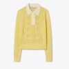 Herz-Pointelle-Pullover
