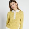 Herz-Pointelle-Pullover