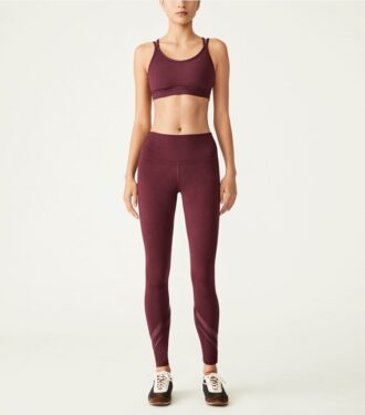 High-Rise Compression MéLange Side-Pocket Chevron Legging High-Rise Compression MéLange Side-Pocket Chevron Legging