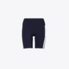 Hoch geschnittene, formende Kompressions-Bike-Shorts mit Seitenstreifen Hoch geschnittene, formende Kompressions-Bike-Shorts mit Seitenstreifen