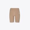 Hoch geschnittene Kompressions-Bike-Shorts aus Melange