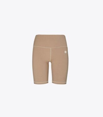 Hoch geschnittene Kompressions-Bike-Shorts aus Melange Hoch geschnittene Kompressions-Bike-Shorts aus Melange