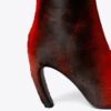 Hohe Stiefel mit Kalbslederprint Hohe Stiefel mit Kalbslederprint