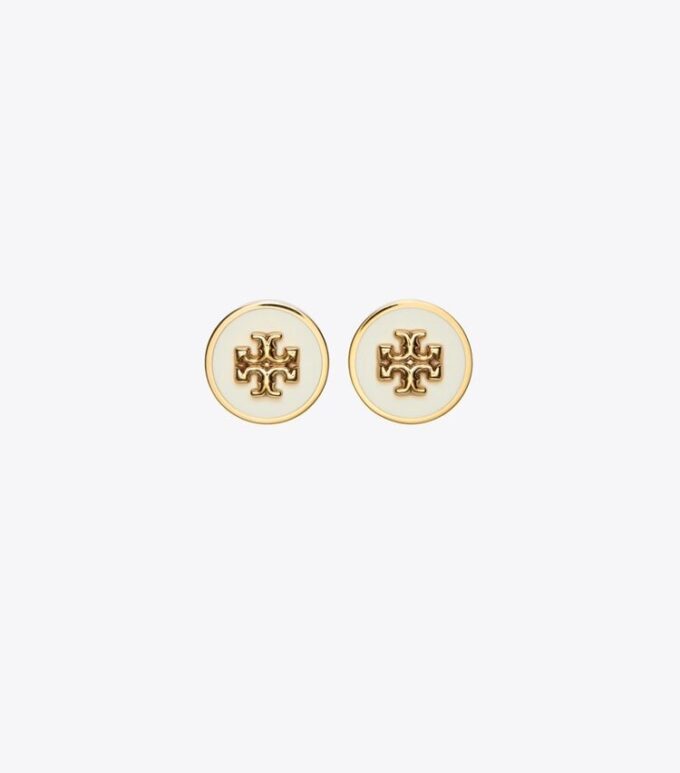 Icon Emaille-Ohrstecker mit Kreis