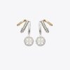Icon Pavé Triple Hoop Ohrringe