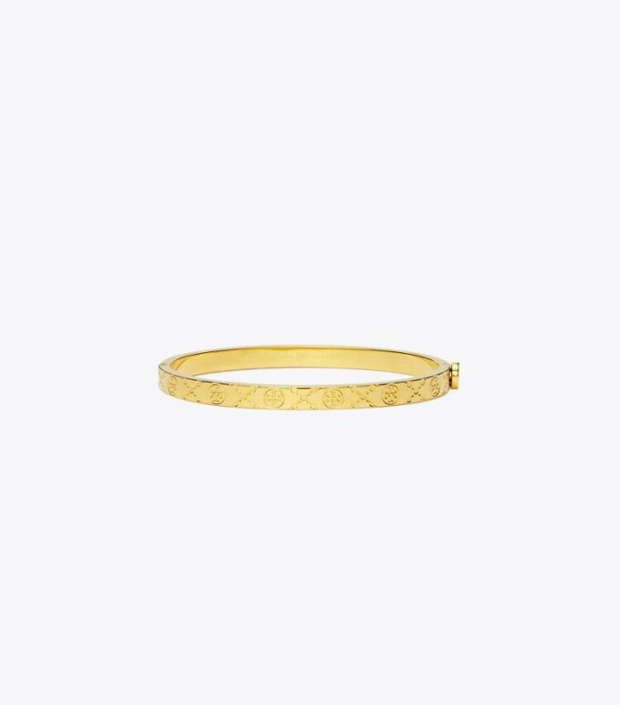 Icon T Monogram Dünnes Scharnierarmband