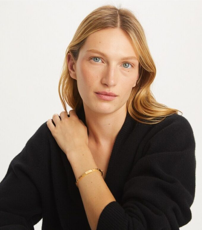 Icon T Monogram Dünnes Scharnierarmband