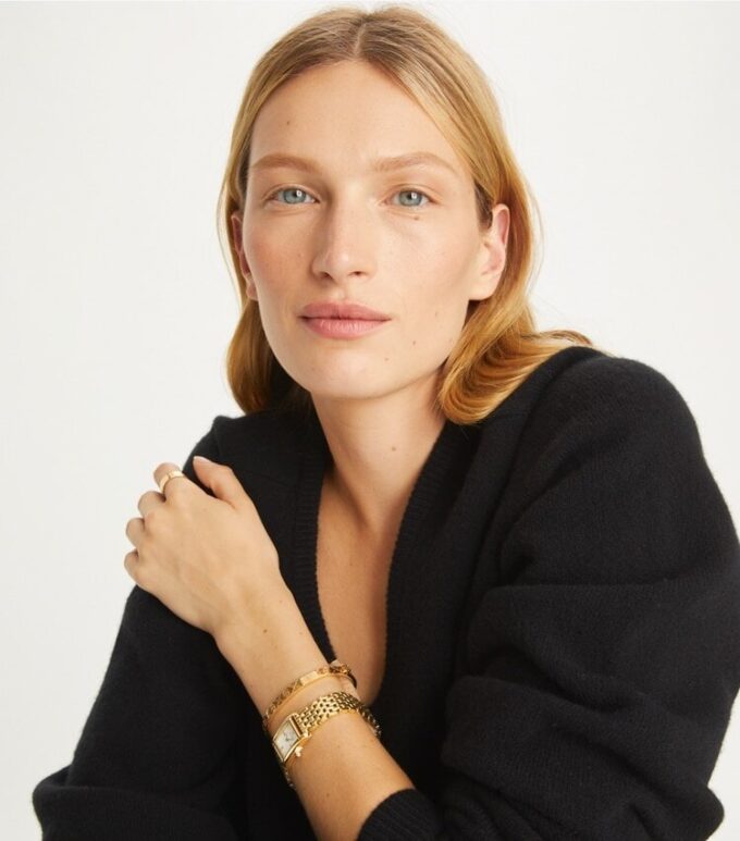Icon T Monogram Dünnes Scharnierarmband