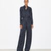Jacquard-Hose mit lockerer Passform