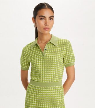 Jacquard-Polo