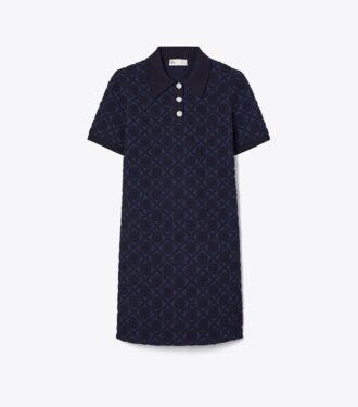 Jacquard-Polo-Kleid