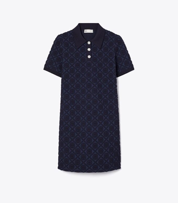 Jacquard-Polo-Kleid Jacquard-Polo-Kleid