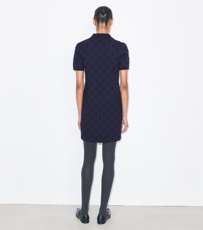 Jacquard-Polo-Kleid Jacquard-Polo-Kleid