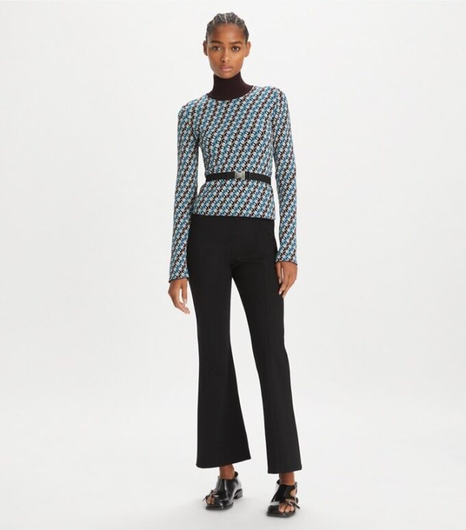Jacquard-Rollkragenpullover Jacquard-Rollkragenpullover