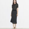 Jacquard-Shirt mit Rundhalsausschnitt Jacquard-Shirt mit Rundhalsausschnitt