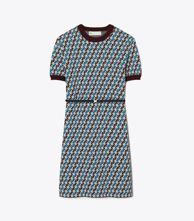 Jacquard-Strickkleid Jacquard-Strickkleid