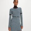 Jacquard-Strickkleid Jacquard-Strickkleid