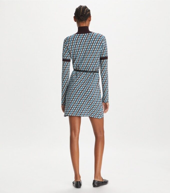 Jacquard-Strickkleid Jacquard-Strickkleid