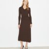 Jersey-Kleid mit Kragen