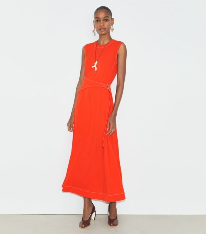 Jerseykleid mit Gürtel Jerseykleid mit Gürtel