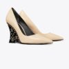 Jeweled Flower Wedge Jeweled Flower Wedge