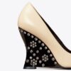 Jeweled Flower Wedge Jeweled Flower Wedge