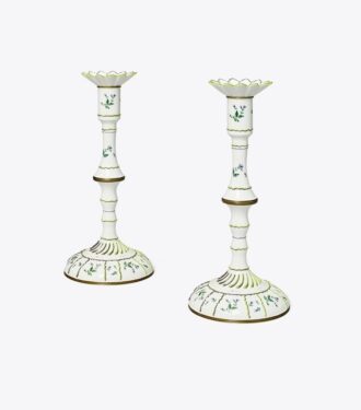 Jolie Fleur Kerzenhalter, 2er-Set