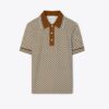 Kariertes Piqué-Polo Kariertes Piqué-Polo
