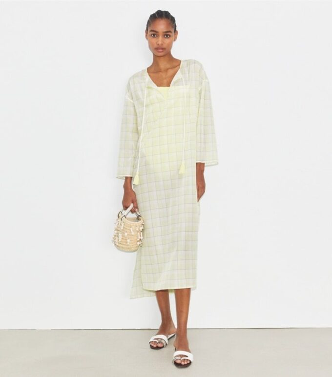 Karo-Kaftan aus Baumwolle Karo-Kaftan aus Baumwolle