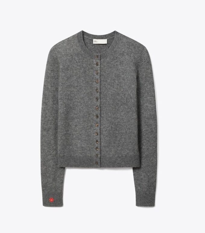 Kaschmir-Seiden-Strickjacke Kaschmir-Seiden-Strickjacke