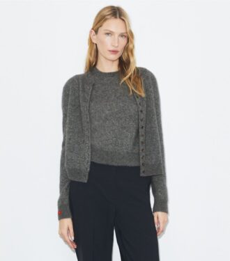 Kaschmir-Seiden-Strickjacke Kaschmir-Seiden-Strickjacke