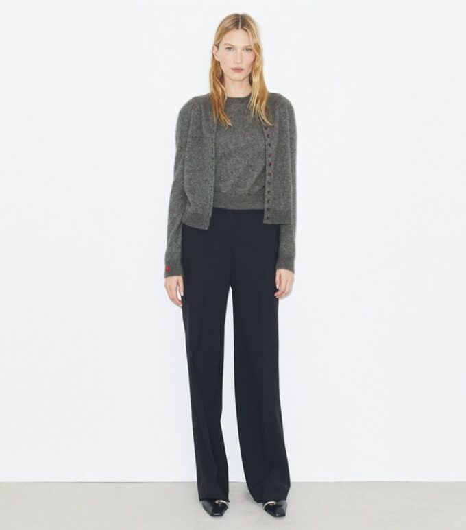 Kaschmir-Seiden-Strickjacke Kaschmir-Seiden-Strickjacke