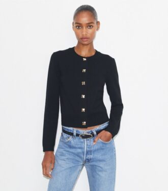 Kaschmir-Strickjacke