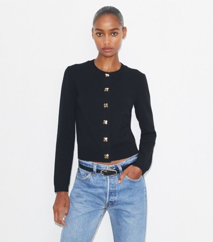 Kaschmir-Strickjacke Kaschmir-Strickjacke